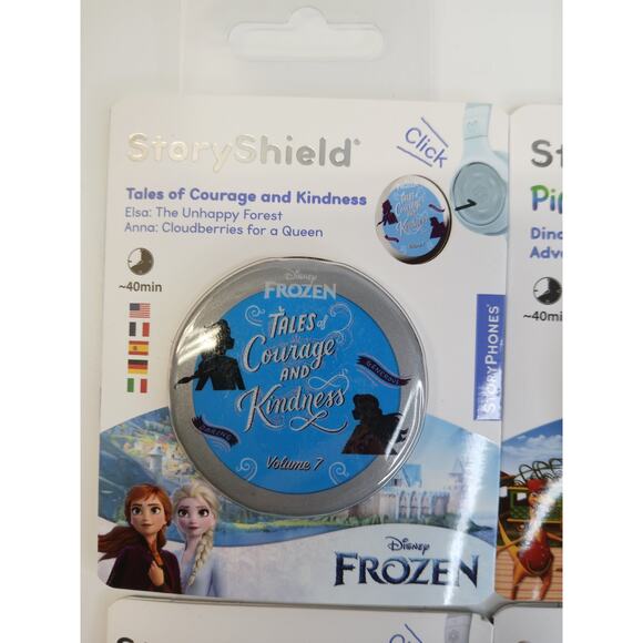 StoryPhones 4 PACK NEW Story Shields Disc Disney Headphones Storytelling SEALED - Picture 2 of 10
